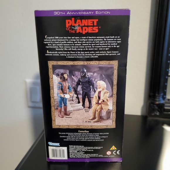 1998 Planet of the Apes Hasbro Signature Series 12 " Cornelius 30th Anniversary - Picture 3 of 13